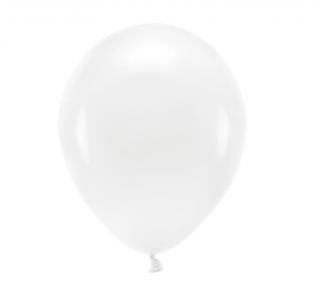 Eko balónky pastelové, bílé 10ks