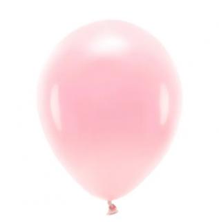 Eko balónky pastelové, starorůžové 10ks