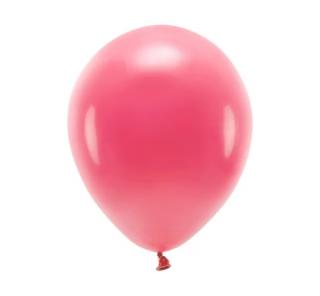 Eko balónky pastelové, světle červené 10ks