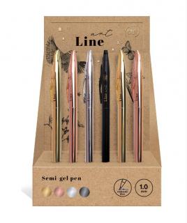 Exkluzivní kovové pero INTERDRUK LINE ART 1,0mm 24ks