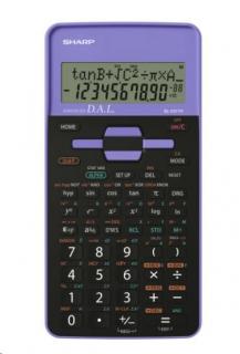 Kalkulačka SHARP EL 531TH-VL fialová