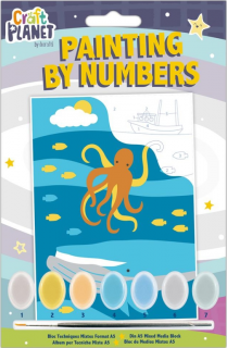 Malování podle čísle Chobotnice