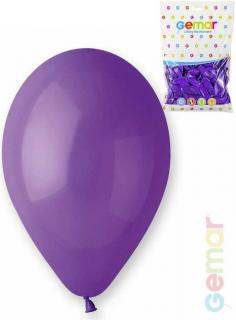Nafukovací balónky 10  GEMAR pastel fialové 100 ks