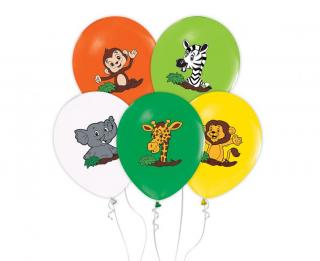 Nafukovací balónky - různobarevné safari