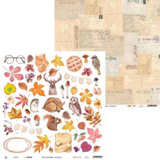 Oboustranný papír na scrapbook Autumn 30x30