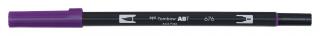 Popisovač Tombow oboustranný ABT Dual Brush Pen 676 - Royal Purple