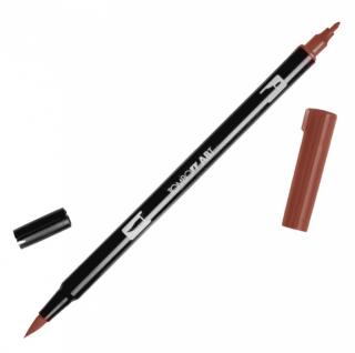 Popisovač Tombow oboustranný ABT Dual Brush Pen 899 - Redwood