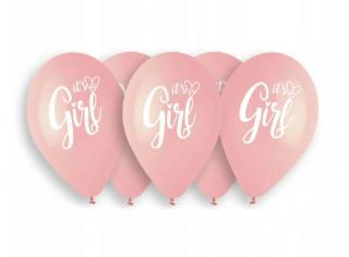 Premium Helium balloons It's a Girl, 13  / 5 pcs