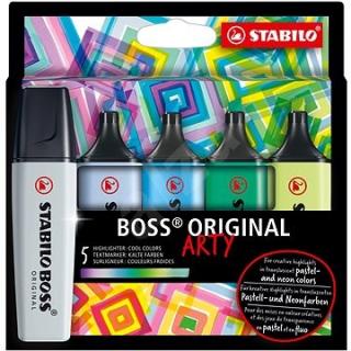 STABILO BOSS ARTY 5ks studené odstíny