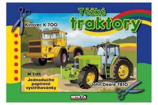 Těžké traktory- vystřihovánky model