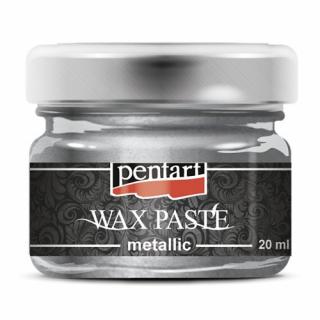 Vosková pasta wax 20ml metalic stříbrná