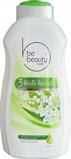 Be Beauty care krémová pěna do koupele - 3 druhy bílých květů (1,3 l)
