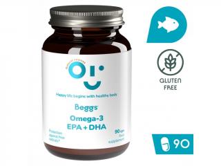 Beggs Omega-3, EPA + DHA (90 kapslí)