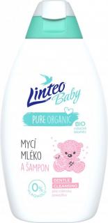 Dětské mycí mléko a šampon Linteo Baby - 425 ml