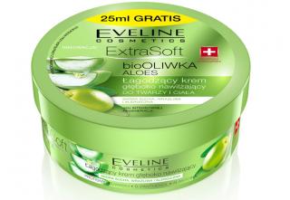 Eveline Cosmetics Extra Soft zklidňující, hydratační krém s bioOlivou a Aloe Vera - 200 ml