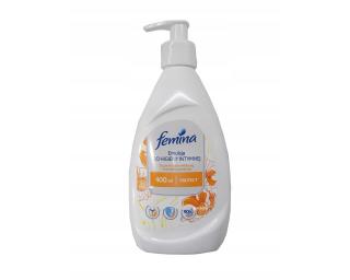 FEMINA, Emulze pro intimní hygienu s pumpičkou - Protect (400 ml)
