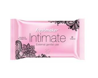 Freshmaker intimní vlhčené ubrousky - 20 ks Barva: Růžové