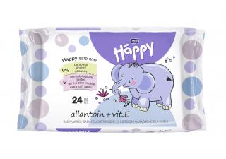 Happy Baby čistící ubrousky s alantoinem a vitamínem E - 24 ks