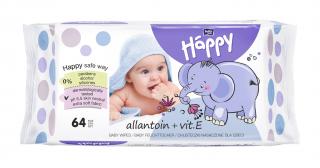 Happy Baby čistící ubrousky s alantoinem a vitamínem E - 64 ks