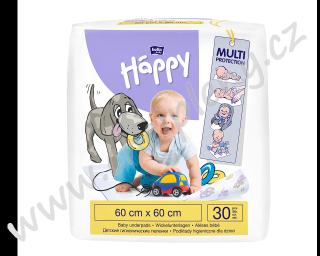 Happy Baby dětské podložky 60x60 cm - 30 ks