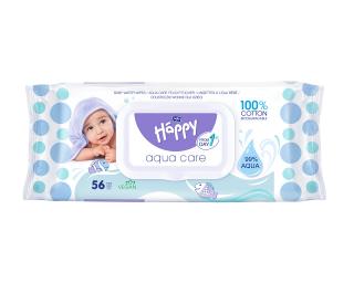 Happy Baby vlhčené ubrousky Aqua Care - 56 ks