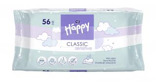 Happy Classic Sensitive vlhčené ubrousky - 56 ks