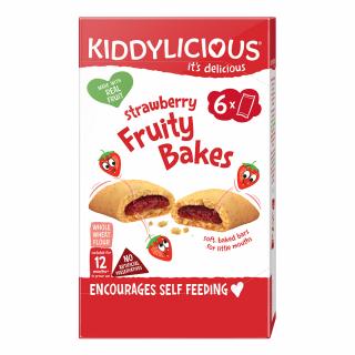 Kiddylicious jahodové koláčky - 132 g (6 x 22 g)