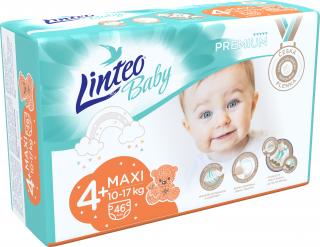Linteo Baby Premium 4+ maxi plus (10-17 kg) - 46 ks