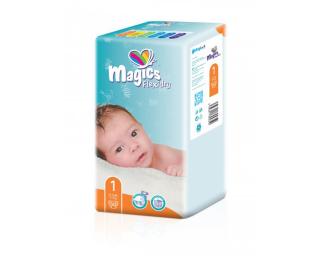 Magics Flexidry vel. 1 newborn (2-5 kg) - 50 ks