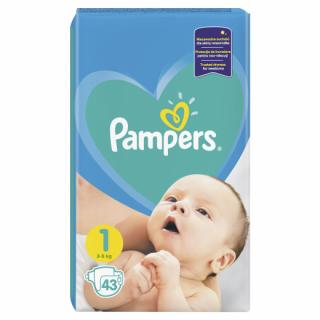 Pampers New Baby vel. 1 - 43 ks (2-5 kg)