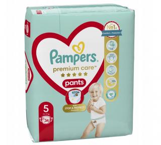 Pampers Premium Care pants 5 junior (12-17 kg) - 34 ks
