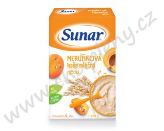 Sunar Meruňková kaše mléčná rýžová (225 g)