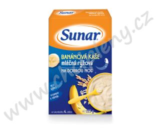 Sunar Mléčná banánová kaše na dobrou noc (225 g)