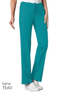 Lékařské pracovní kalhoty Cherokee Luxe 1066 Barva: TEAV, Velikost: XS Tall