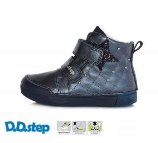 Celoroční obuv DD step barefoot A068-346AM/AL Royal blue Velikost: 26