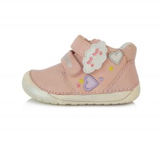 Celoroční obuv DDstep barefoot S070-822 Baby pink Velikost: 20