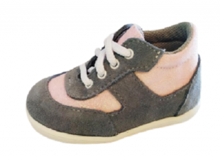 Celoroční obuv Jonap 051S - šedá růžová devon Velikost: 26