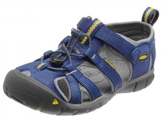 Dětské sandály SEACAMP II CNX, blue depths/gargoyle, Keen, 1010096, modrá velikost: 29