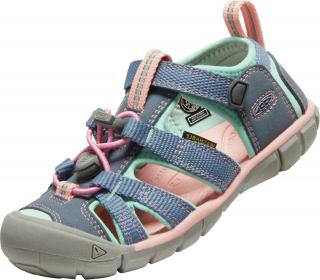 Keen Seacamp sportovní sandály Flint stone/Ocean wave Velikost: 24