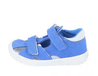 Letní barefoot obuv Jonap B8MF - modrá Velikost: 24