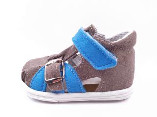 Letní obuv Jonap 009S - šedá modrá Velikost: 18