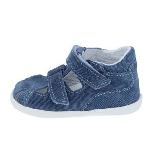 Letní obuv Jonap 041S - modrá riflovina Velikost: 21
