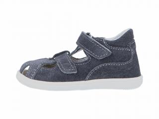 Letní obuv Jonap 041S - šedá riflovina Velikost: 24