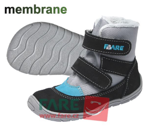 Zimní nepromokavé boty Fare Bare 5241201 s membránou modré Velikost: 23