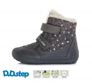 Zimní obuv DDstep barefoot W063-333 M Dark Grey Velikost: 27