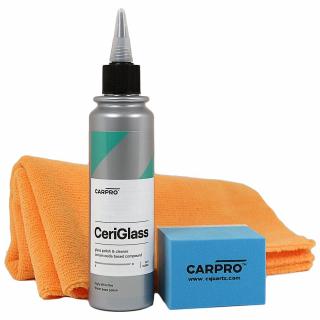 CarPro Ceriglass 150 ml kit sada pro leštění oken