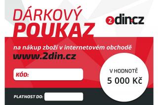 Dárkový poukaz na 5000 Kč