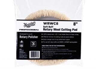 Meguiar's Soft Buff Rotary Wool Pad 8  / 200 mm - vlněný leštící kotouč určený pro rotační leštičku, 8