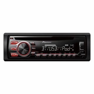 Pioneer DEH-09BT CD/USB/Bluetooth autorádio, červená