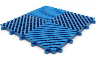 Plastová dlaždice modulární podlahy nebesky modrá Maxton Floor Sky Blue V2